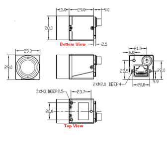 MER-050-200GM, EOL, Remplacement est MER2-041-302GM-P