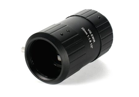 SWIR LENS C-mount 1.3MP 35MM F1.8 for max sensorsize 1/2&quot; NON DISTORTION