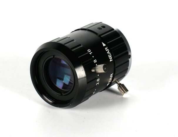 SWIR LENS C-mount 1.3MP 25MM F1.8 for max sensorsize 1/2" NON DISTORTION