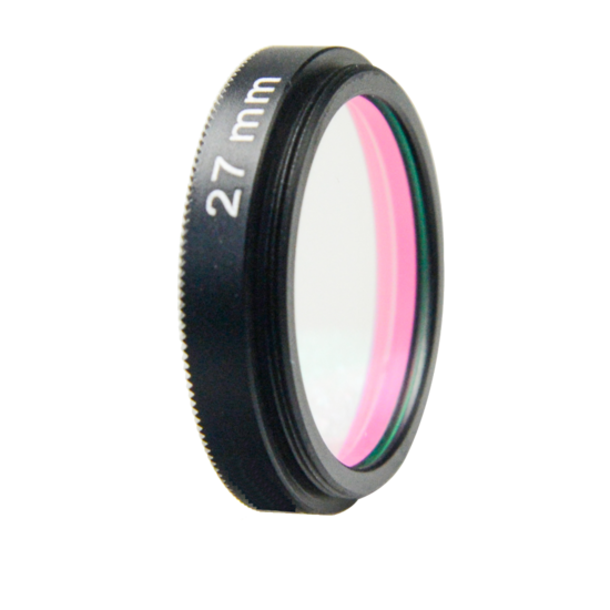 LFT-UVIRCUT-M25.5, UV + IR-Cut filter, gamme utile entre 398-698nM
